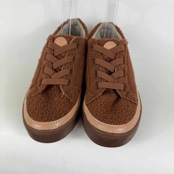 Revitalign Malibu Morgan Running Sneakers Womens 9.5 Brown Suede Lace Up Low Top - Picture 4 of 10